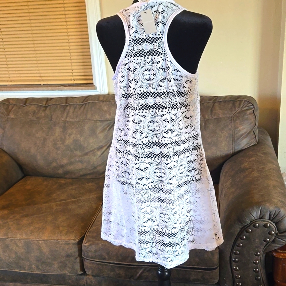 West Loop White Bathing Suit CoverUp - Picture 7 of 8